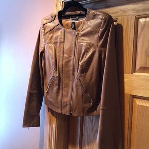 White House Black Market Leather Jacker